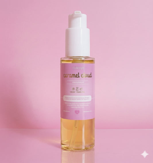 caramel cloud body oil