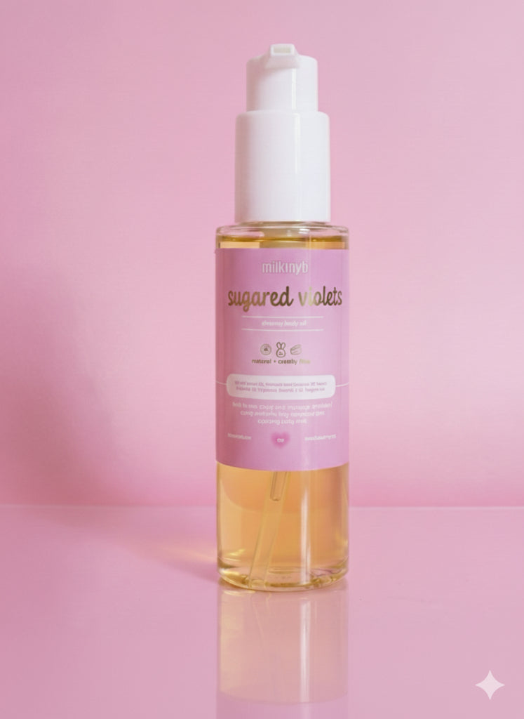 sugared violets body oil